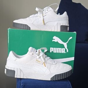 Puma White Athletic Shoes
